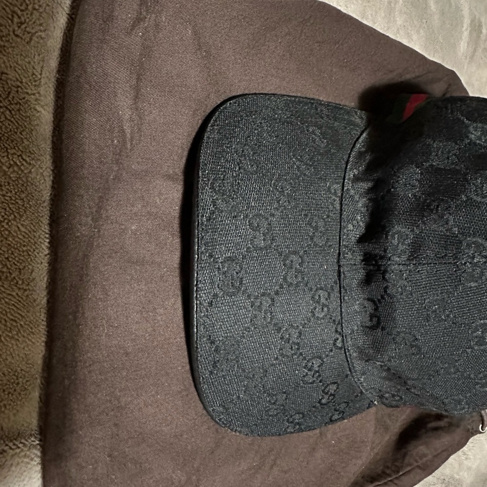 Authentic Gucci Black Monogram Cap - Picture 14 of 16